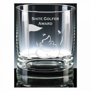 Shite Golfer Glass Tumbler