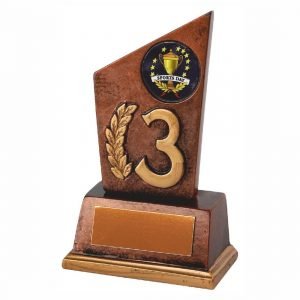 3rd Position Achievement Trophy